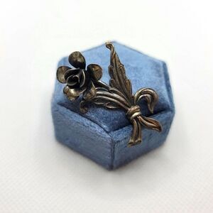 JEWELART Vintage Flower Brooch 
